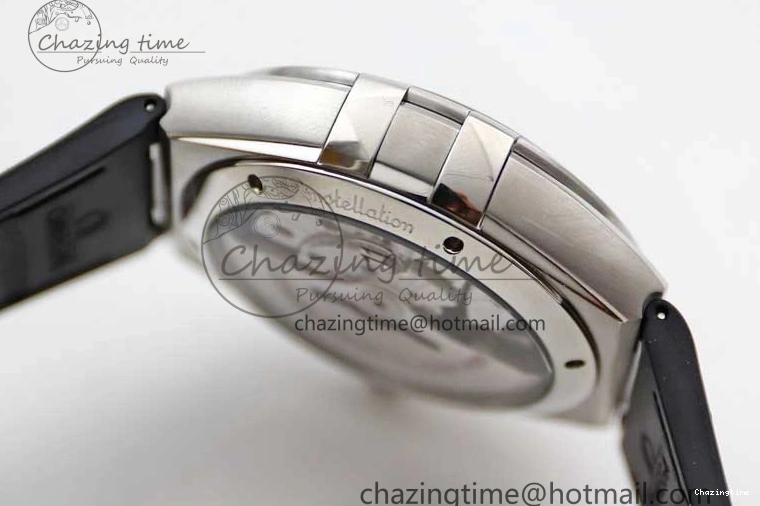 1231 Constellation SS SBF 1:1 Best Edition White Dial on Black Gummy Strap A8900 Super Clone Attractive 7799